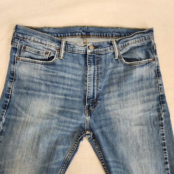 LEVI'S 513 VINTAGE Unisex Western Slim Straight Stretch Jeans W38 L30 Exc. Cond. - Picture 5 of 16